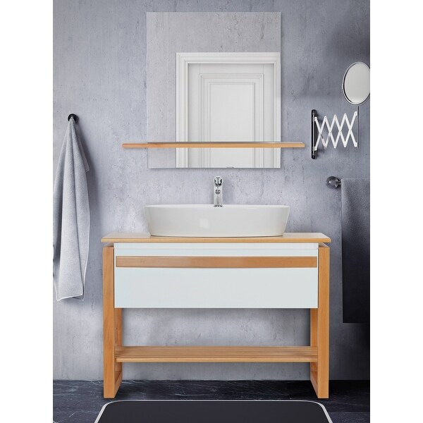 Giallo Rosso Bali 40 Inch Modern Freestanding Bathroom ...