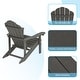 preview thumbnail 31 of 60, BONOSUKI Patio Adirondack Chairs Weather-resistant(Set of 2)
