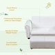 preview thumbnail 15 of 16, Qaba Kids Sofa Set with Footstool for Toddlers and Babies
