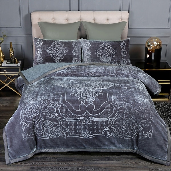 Heavy sherpa comforter online