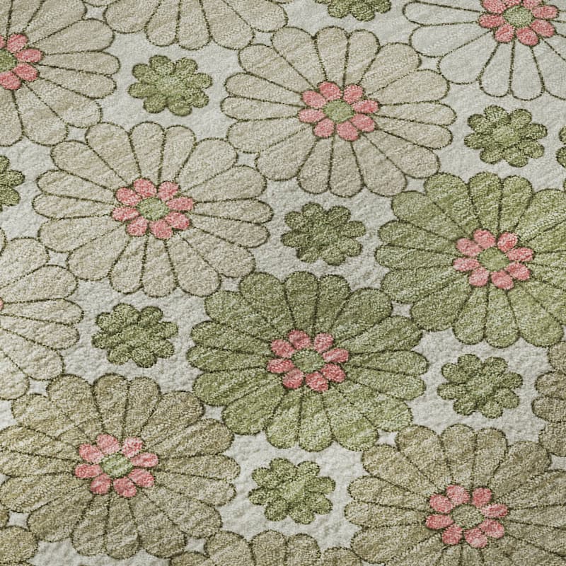 Premium Washable Super Soft Whimsy Mosaic Mayfield Rug
