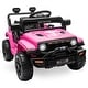 preview thumbnail 29 of 40, Ride On Truck for Kids, 12V Battery Powered Toy Car with Remote Control Pink