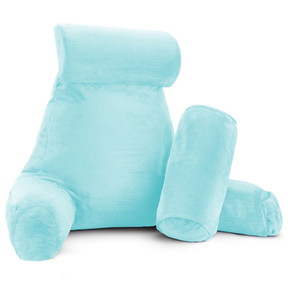 Nestl Reading Pillow for Kids, Small Bed Pillow, Back Pillow for Sitting in  Bed, Memory Foam Chair Pillow, Reading & Bed Rest Pillows, Teal Back