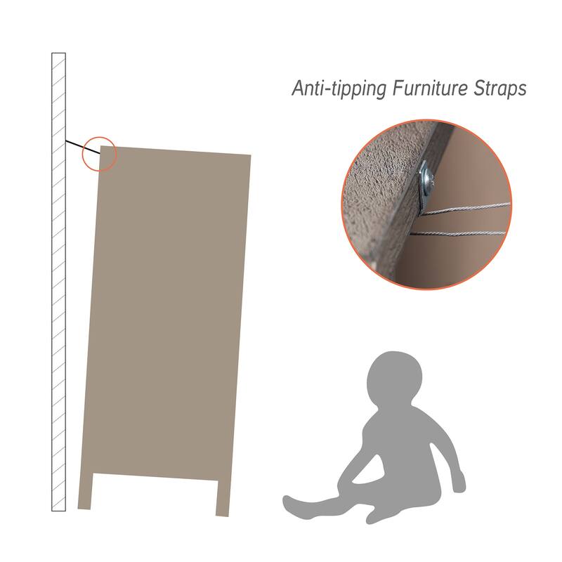 Sliding Barn Door TV Stand Cabinet, Entertainment Center for 75" TV