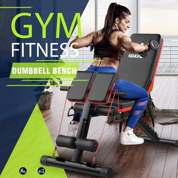 Foldable incline decline clearance bench