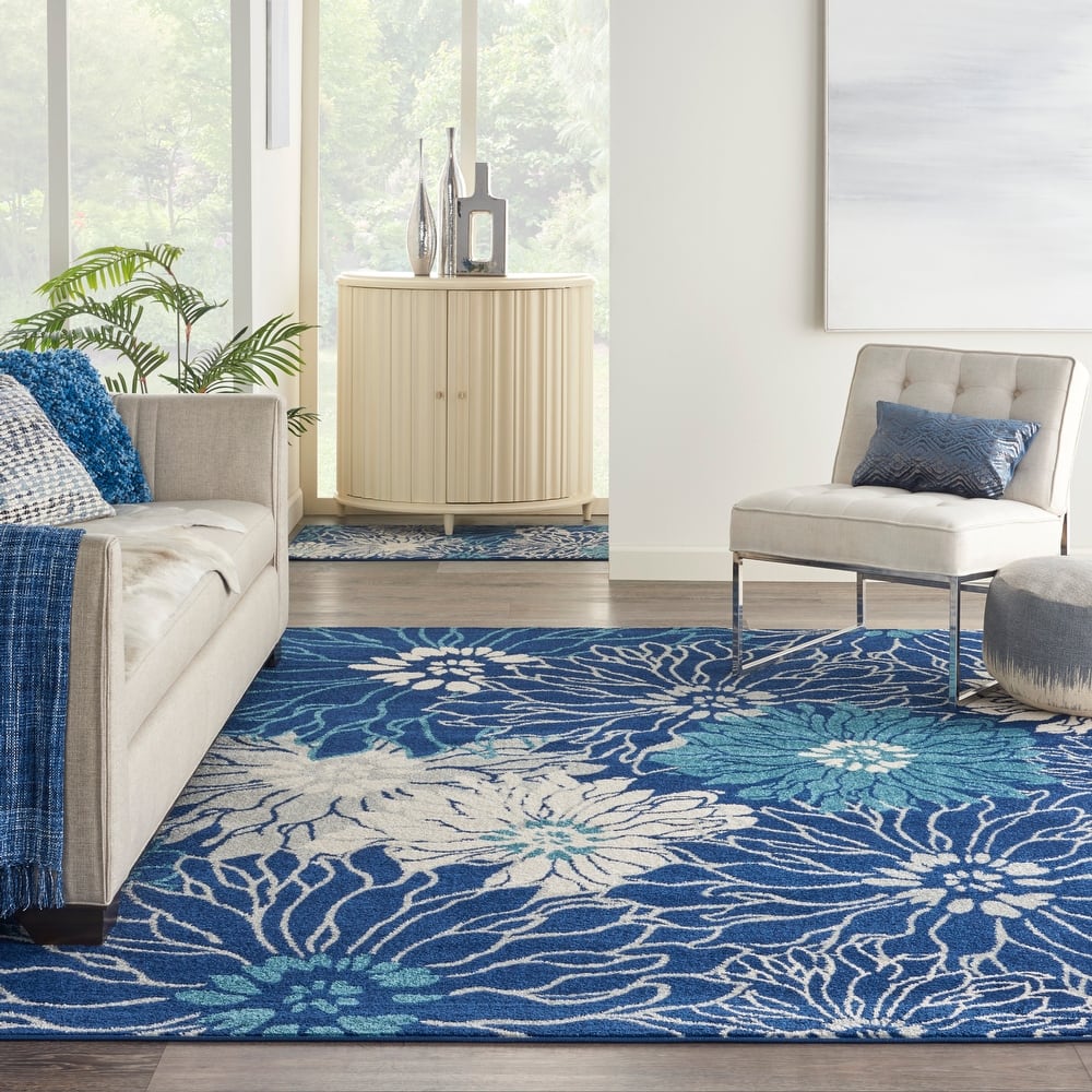 Nourison Passion Abstract Modern Floral Area Rug