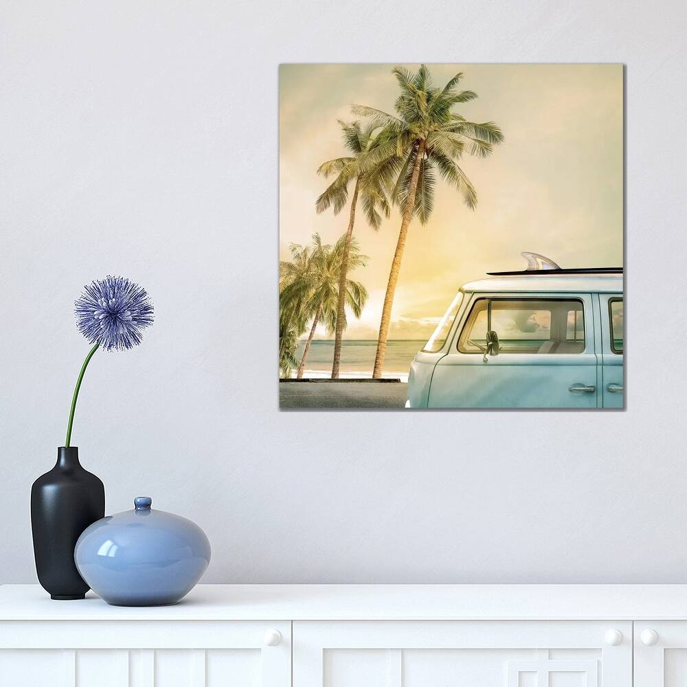 iCanvas "Day of Surfing" by Mike Calascibetta Canvas Print