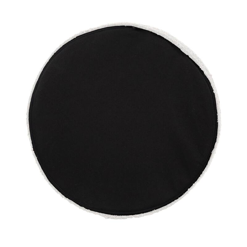 Allan Andrews No Tip Cylinder Ottoman with Cover, Barbet Collection