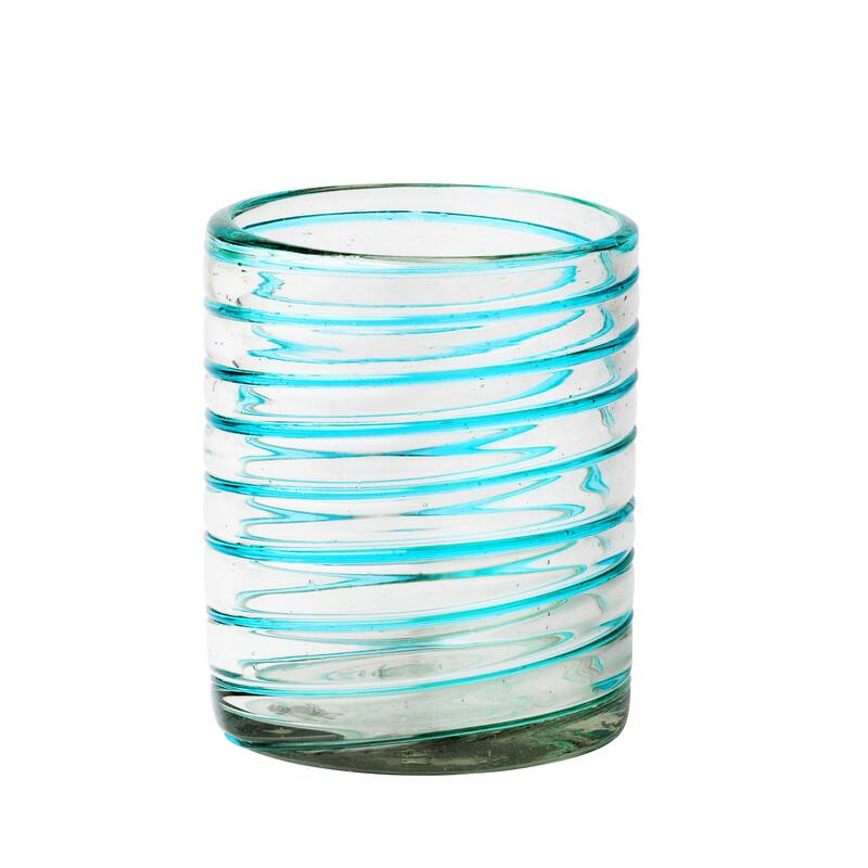 10 Strawberry Street Meridia Handblown Mexican Glassware, Sets of 6