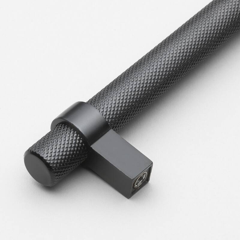 3 in Screw Center Solid Steel Bar Pull Cabinet Handle Pull (Pack of 10) - Matte Black