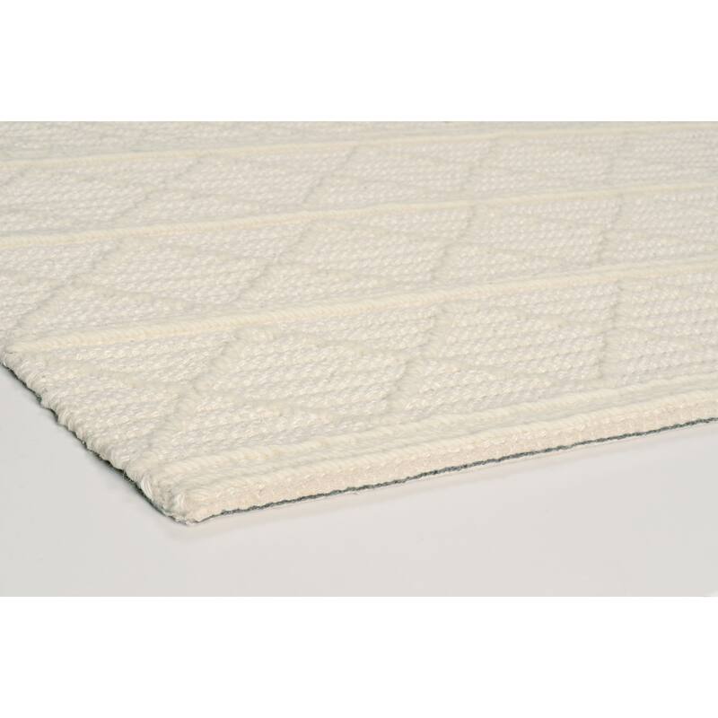 Admire Home Living Bellano Modern Cream Area Rug
