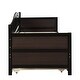 preview thumbnail 81 of 84, Arched Backrest Daybed Wood Slat Support Sofa Bed with 2 Drawers or Trundle Bed, Classic Twin Daybed Frame
