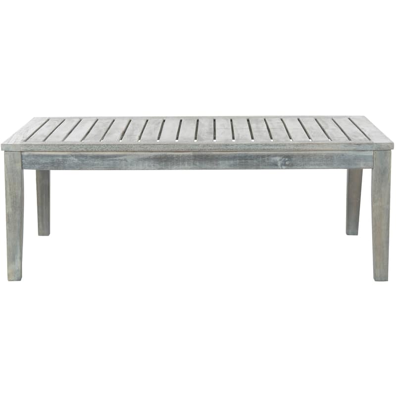 SAFAVIEH Outdoor Arely Acacia Wood 4-Piece Patio Set - 48W x 32D x 25H
