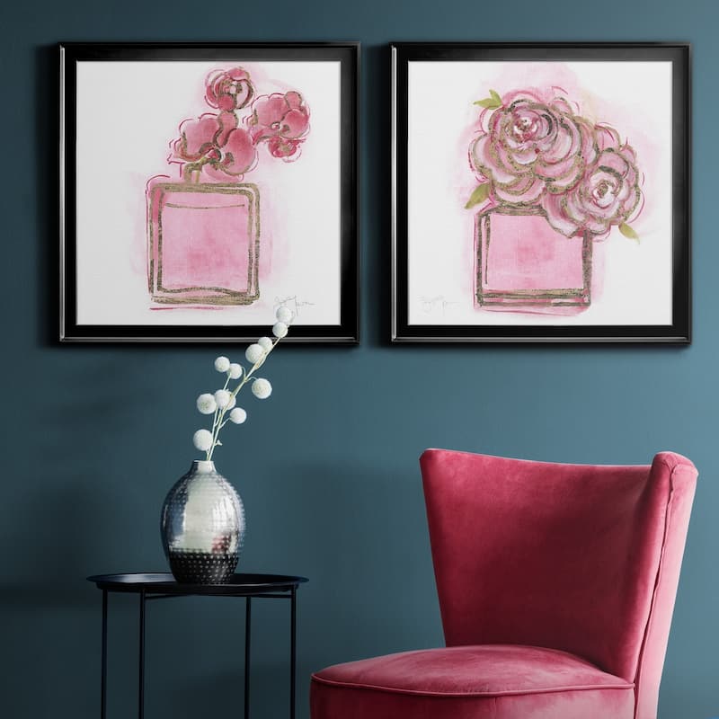 Golden Perfume I-Premium Framed Canvas - Ready to Hang - Multi-Color