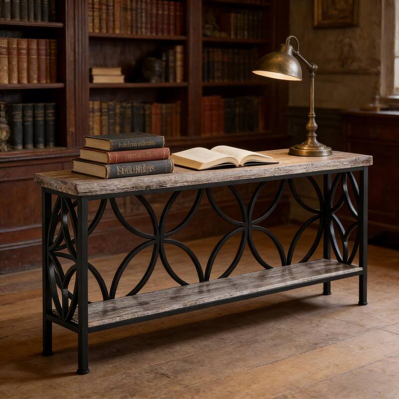 Modern 2-Tier Console Table - Sofa & Coffee Table