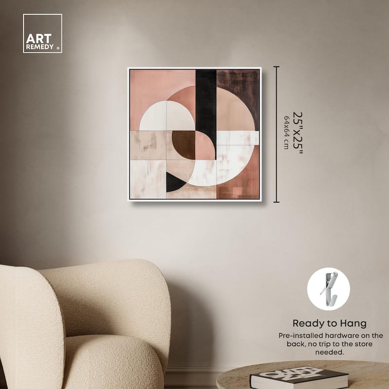 Modern Shapes I Canvas by Art Remedy