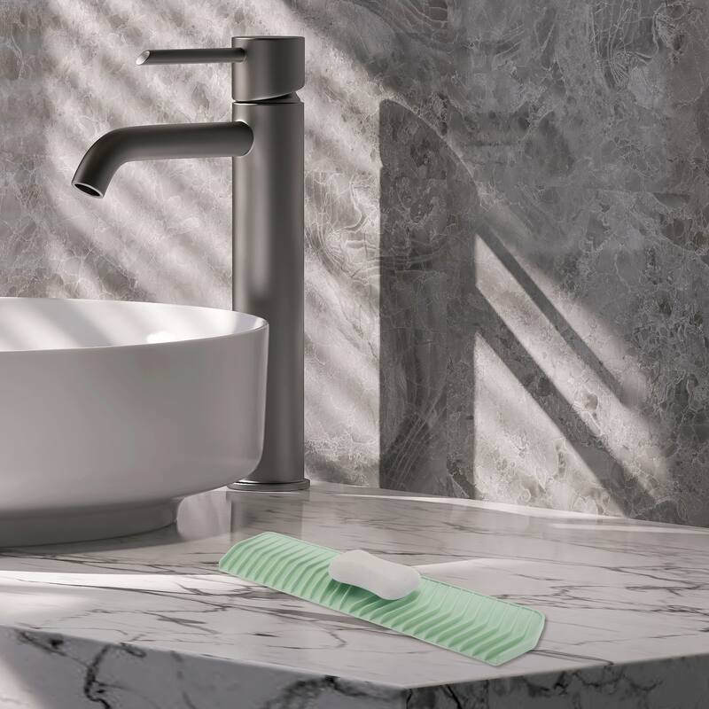 Waterproof Waterfall Soap Holder for Bathroom 1 Pc - Green - 13.98"x3.54"x0.59"