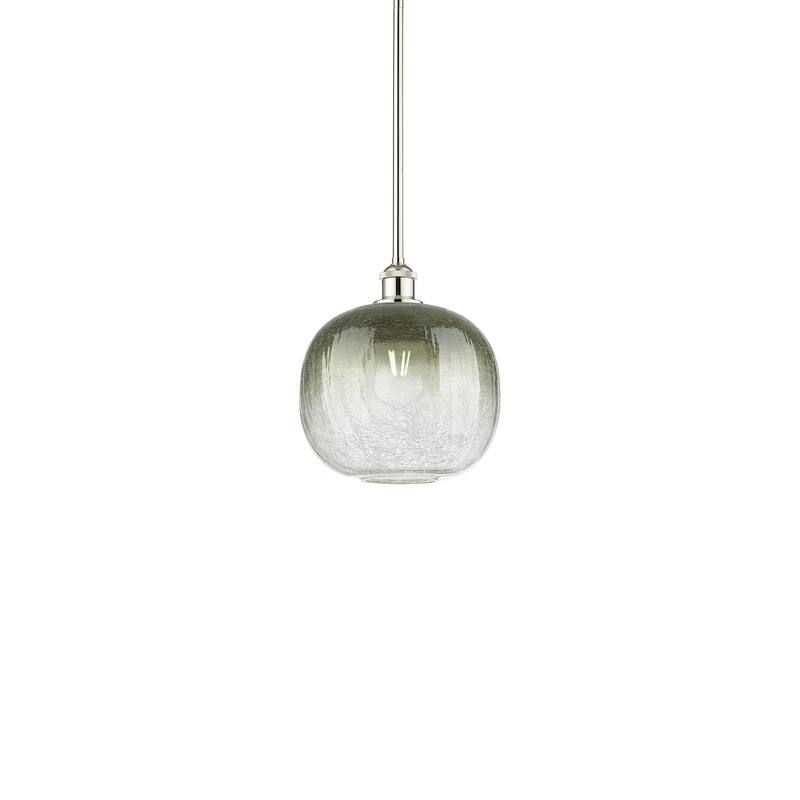 Innovations Lighting 616-1S-12-11 Brookhaven Sphere Pendant Brookhaven - Polished Nickel / Slate