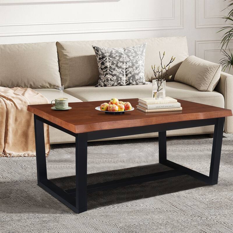 Live Edge Solid Wood Coffee Table