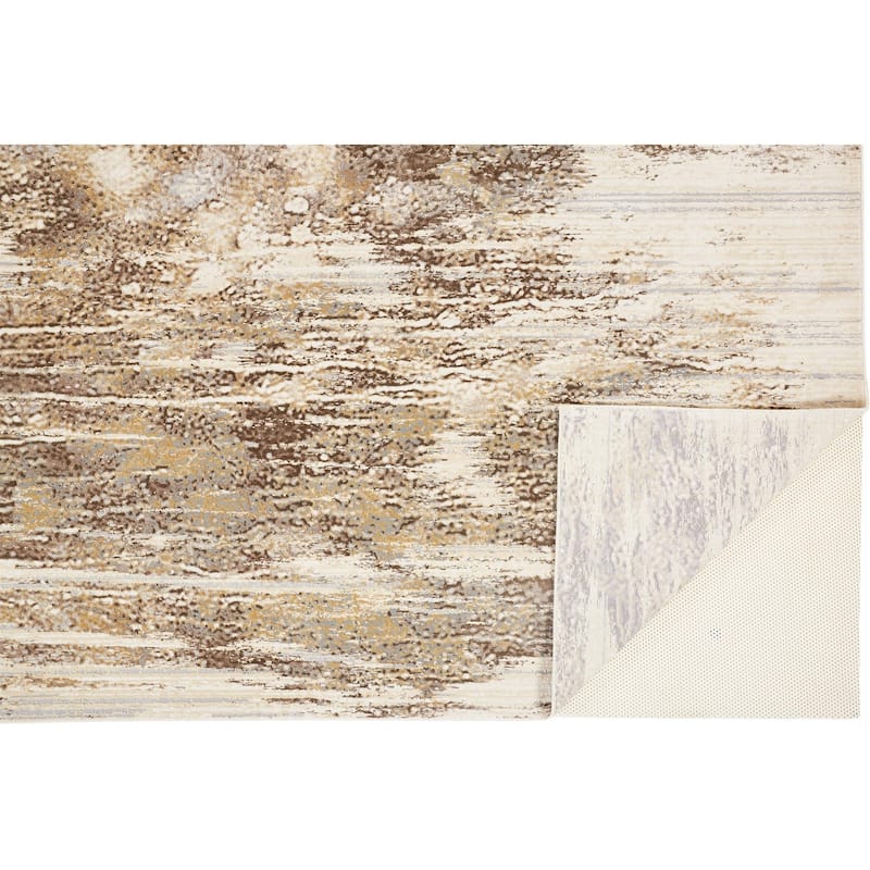 Vina Abstract Modern Non Skid Woven Durable Area Rug By HomeRoots - 5' x 8'