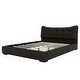 preview thumbnail 5 of 7, Queen Size PU Upholstered Platform Bed with Ergonomic Wingback Headboard
