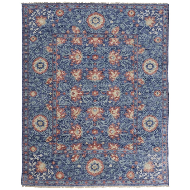 Yuwom Floral Stain Resistant Soft Area Rug By HomeRoots - 2' x 3'