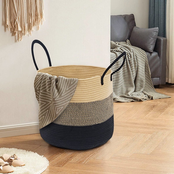 ■ffroi■ Eco Basket II eco basket Eco Friendly Woven Wood Baskets - Stylish Storage Solutions