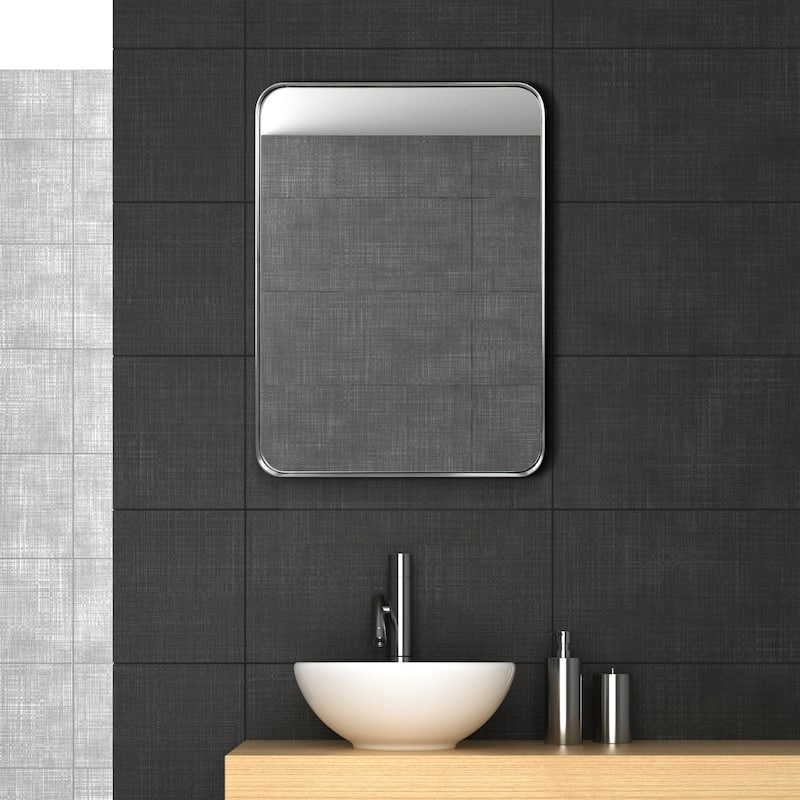 Ultra Stainless Steel Rectangular Wall Mirror