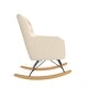 preview thumbnail 5 of 10, Little Seeds Raven Upholstered Rocker, Nursery Furniture