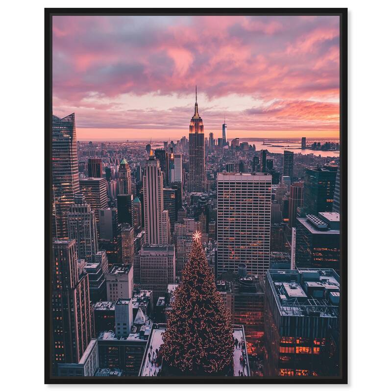 New York City Canvas by Art Remedy - 16" x 20" - Black