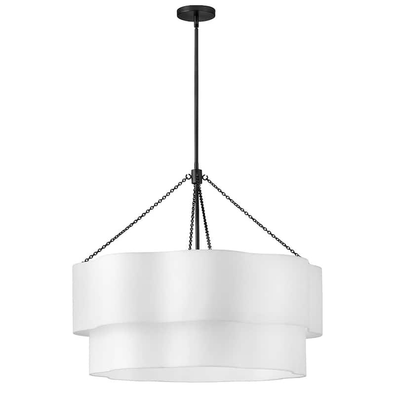 Hinkley Lighting 47735 Gwen 8 Light 32" Wide Waterfall Chandelier