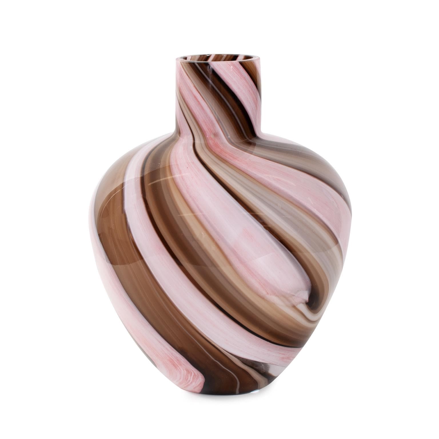 Neapolitain Glass Vase- Small