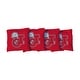 preview thumbnail 1 of 1, California State Channel Islands Dolphins Red Cornhole Bags All-Weather Resin Filled