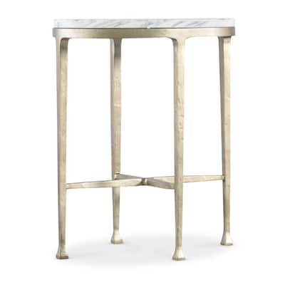 Hooker Furniture M13-80117-95 Jules 20" Wide Marble Top Iron Accent