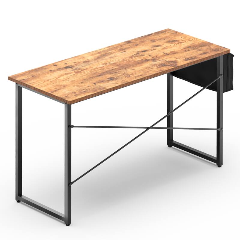 Gymax Modern Computer Desk 40''/47'' Study Writing Table w/ Storage