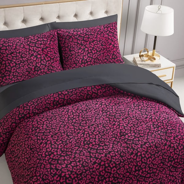 Juicy Couture Cheetah Feathered Comforter Sets