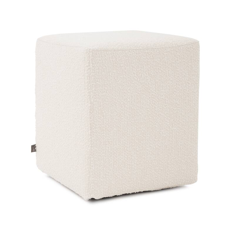 Allan Andrews Universal Square Cube Ottoman with Cover, Barbet Collection - Natural