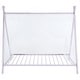 preview thumbnail 4 of 4, Fultonville Pink Twin Metal Frame Tent Bed