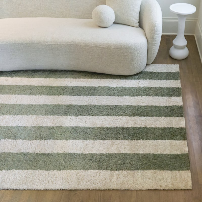 Edan Striped Recycled Area Rug
