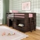 preview thumbnail 11 of 12, Max & Lily Farmhouse Twin Low Loft Bed with 1-drawer Storage and Shelf