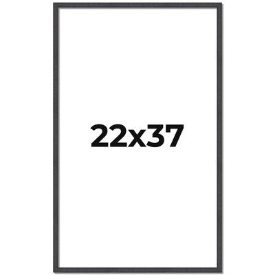 22x37 Frame Brown Solid Wood Picture Frame - Complete Modern Photo