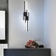preview thumbnail 5 of 5, Led vanity light black fixtures light iron, acrylic wall light