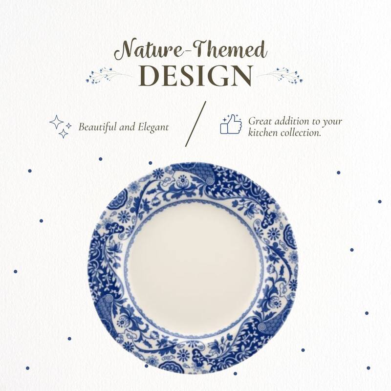 Spode Blue Italian Brocato Plate