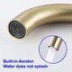 preview thumbnail 17 of 31, 8 Inch Widespread Bathroom Sink Faucet 3 Holes Bathroom Faucet Double Handle Modern Basin Vanity Faucets Deck Mounted No Drain