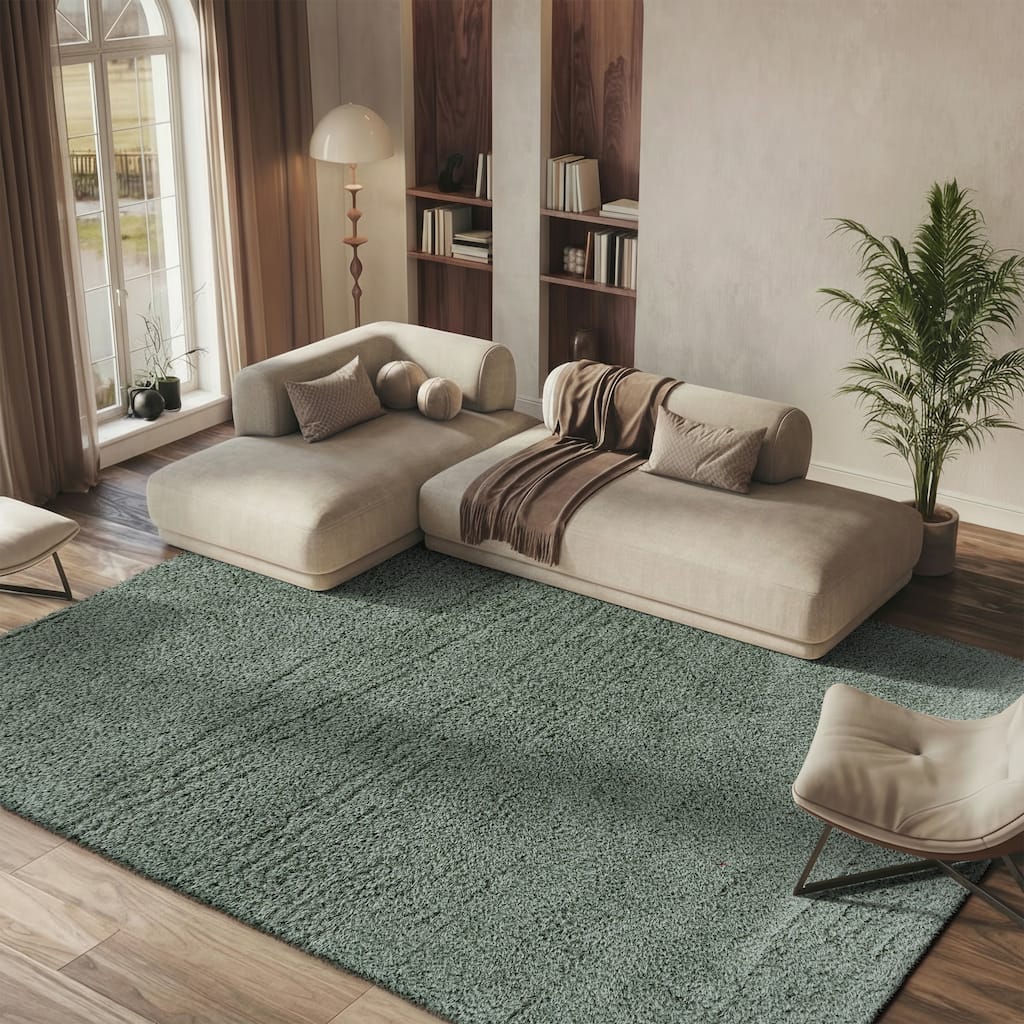 SAFAVIEH Lindsay Shag Luann Contemporary Rug