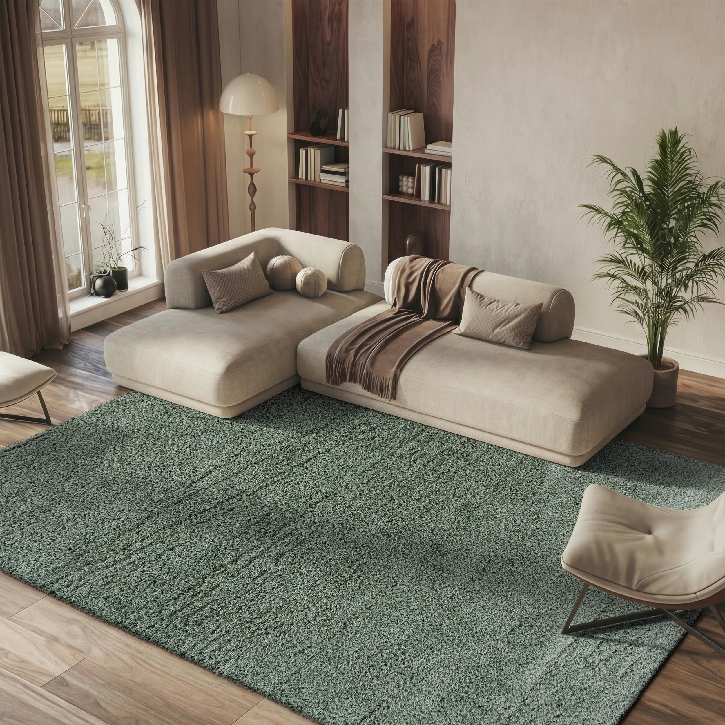 SAFAVIEH Lindsay Shag Luann Contemporary Rug