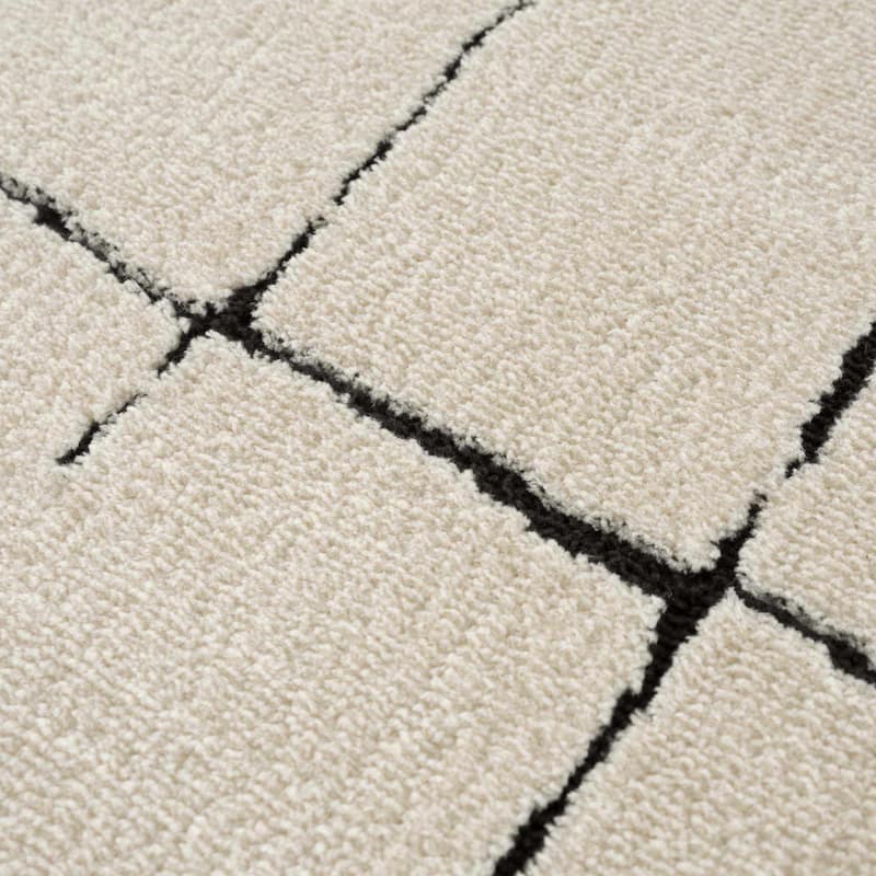Hauteloom Koume Hallway, Kitchen Runner Rug - High Pile - Rose Cream - 2'8" x 7'3"