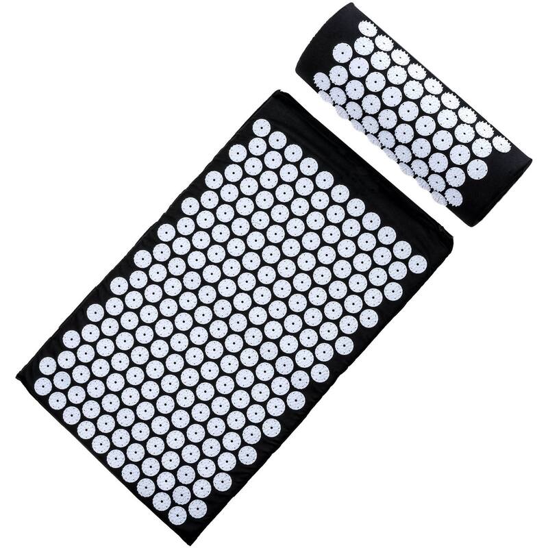 Sivan Health And Fitness Deluxe Acupressure Mat & Pillow Combo Set