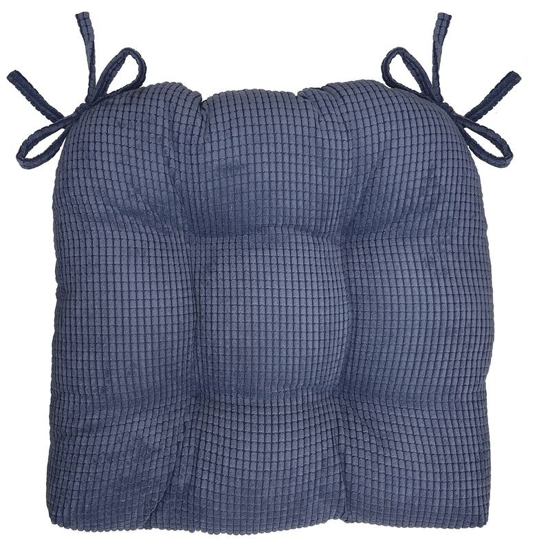 Jackson Chair Pad 16x15x3 Inch 2-Pack - Blue, Burgundy, Gray, or Tan