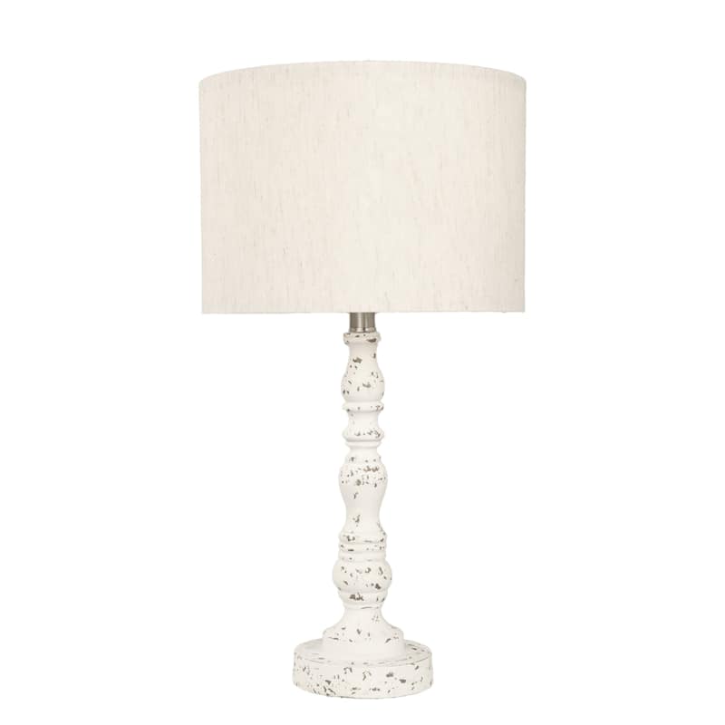 21.2" Traditional Poly Resin Table Lamps (Set of 2)